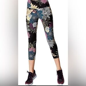 RUNNING BARE Leggings Size 6-8 Multicolor 
Ab-Waisted Tights 7/8 Legging Gusset